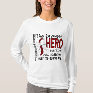 T-shirt Le héros le plus courageux j'ai jamais connu le
