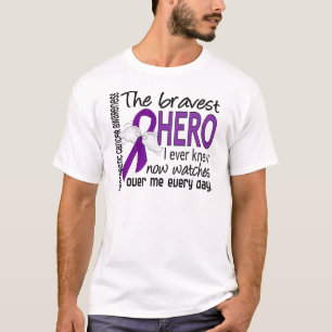 T-shirt Le héros le plus courageux j'ai jamais connu le