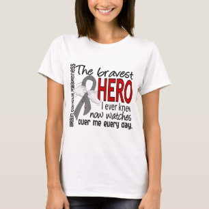 T-shirt Le héros le plus courageux j'ai jamais connu le