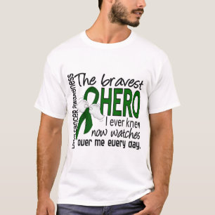 T-shirt Le héros le plus courageux j'ai jamais connu le