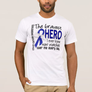 T-shirt Le héros le plus courageux j'ai jamais connu le