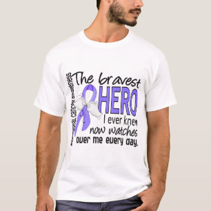 T-shirt Le héros le plus courageux j'ai jamais connu le