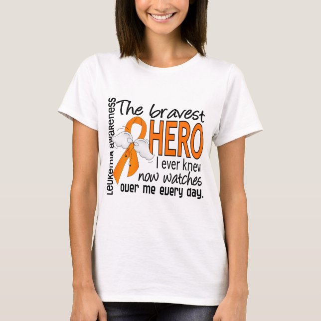 T-shirt Le héros le plus courageux j'ai jamais su la (Devant)