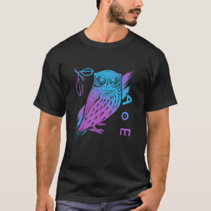 T-shirt Le hibou d'Athéna - Mythologie grecque - Grèce ant