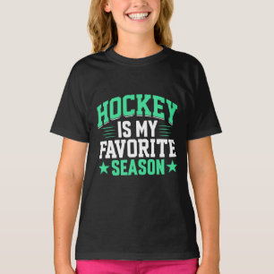 T-shirt Le hockey est ma saison préférée