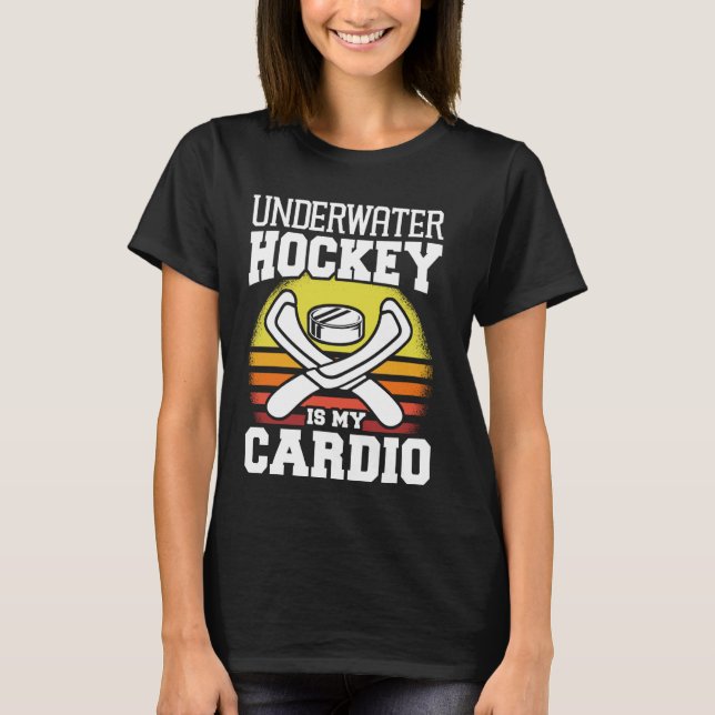 T-shirt Le Hockey Sous-Marin Est Ma Natation Cardio Freedi (Devant)