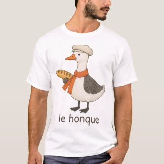 T-shirt Le Honque Funny French Goose