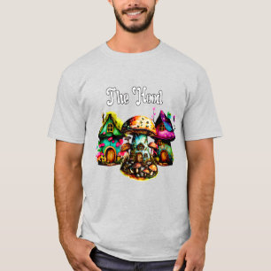 T-shirt Le Hood - Imaginaire Champignons Faces Maisons