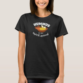 T-shirt Le houmous est mon animal spirituel Nourriture vé