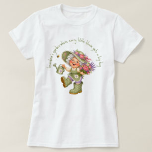 T-shirt Le jardin de grand-mère
