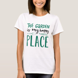 T-shirt Le Jardin Est Mon Endroit Heureux
