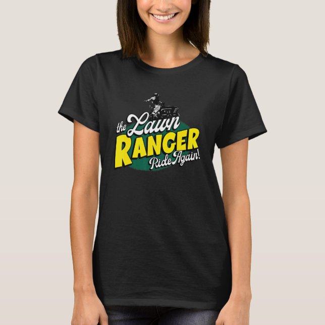 T-shirt Le jardinier de la pelouse Ride encore (Devant)
