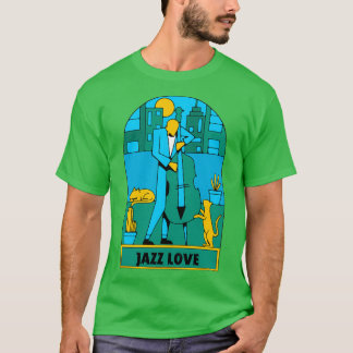 T-shirt Le jazz est ma religion