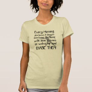 T-shirt Le jet de javelot rêve la chemise de champ de voi