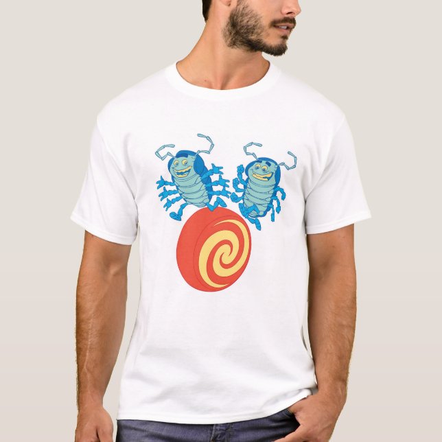 T-shirt Le jeu Disney's Tuck And Roll de A Bug's Life (Devant)