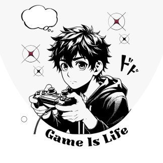 T-shirt Le jeu est la vie : déclaration minimaliste"
