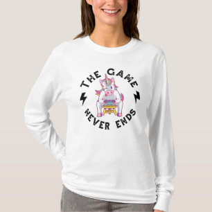 T-shirt Le jeu n'est jamais fini