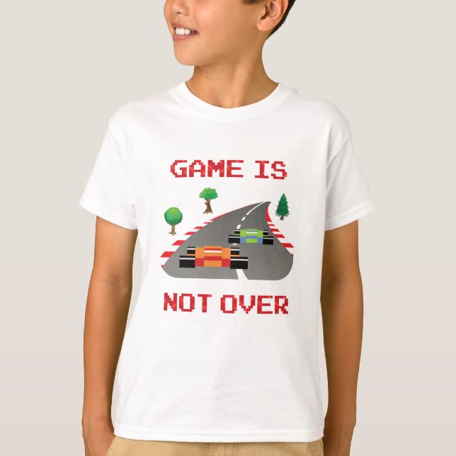 T-shirt Le jeu n'est pas sur Pixelated Video Game (Devant)