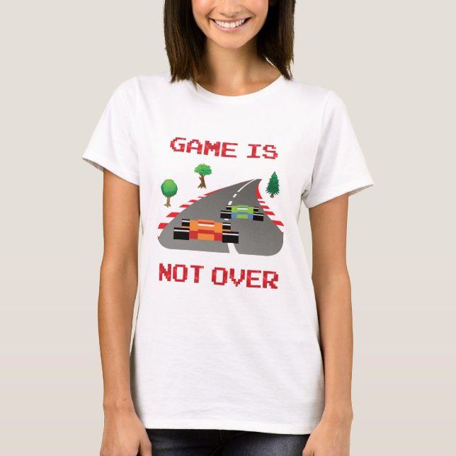 T-shirt Le jeu n'est pas sur Pixelated Video Game (Devant)