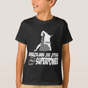 T-shirt Le jitsu brésilien de jiu est la ma superpuissance