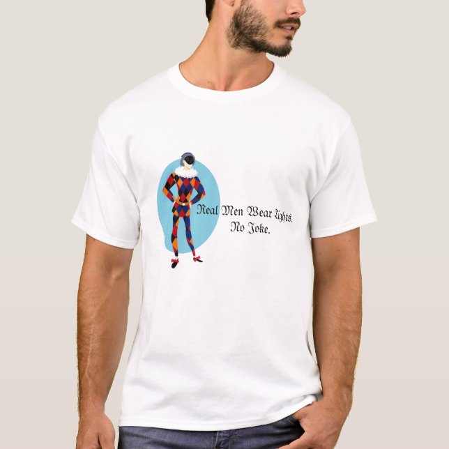 T-shirt Le joker dans des collants copient, les vrais (Devant)