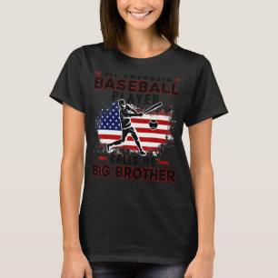 T-shirt Le joueur de baseball favori m'appelle Big Brother