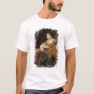 T-shirt Le joueur de luth (huile sur le panneau)