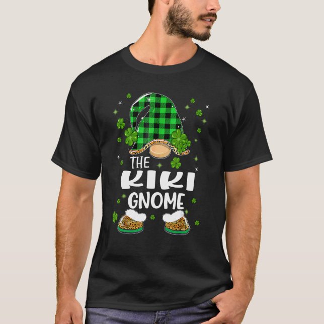 T-shirt Le Jour de la Saint Patrick Shamrock Kiki Gnome (Devant)
