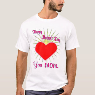 T-shirt Le jour de mère heureux