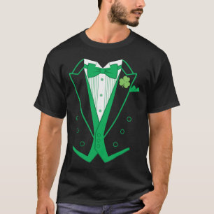 T-shirt Le jour de St Patrick formel irlandais de smoking