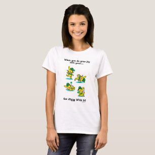 T-shirt Le jour de St Patrick obtiennent Jiggy avec lui