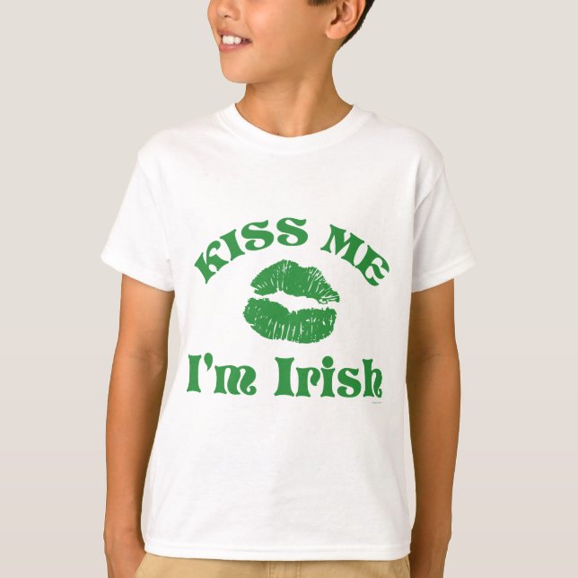 T-shirt Le jour de St Patty m'embrassent que je suis (Devant)
