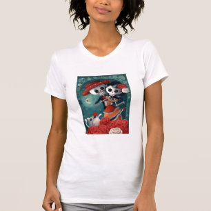 T-shirt Le Jour des amateurs de squelettes morts