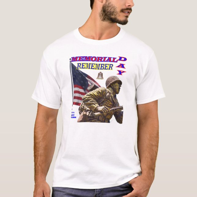 T-shirt Le Jour du Souvenir se rappellent (Devant)