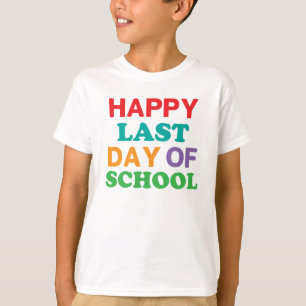 T-shirt Le jour passé heureux de la chemise d'école