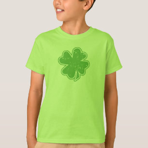 T-shirt Le jour vintage de St Patrick de shamrock badine