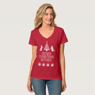 T-shirt Le Joyeux Noël de Vizor râle Noël laid !
