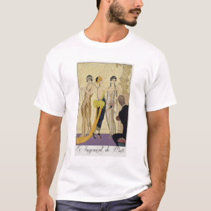 T-shirt Le jugement de Paris, 1920-30 (copie de pochoir)