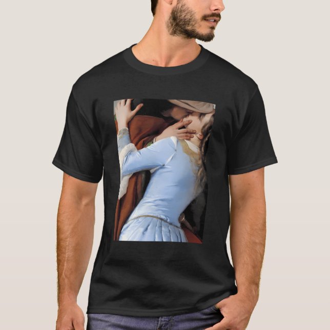 T-shirt Le Kiss De Francesco Hayez (Devant)