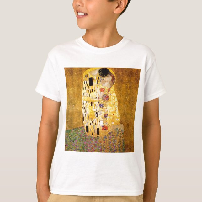T-shirt Le Kiss Gustav Klimt (Devant)