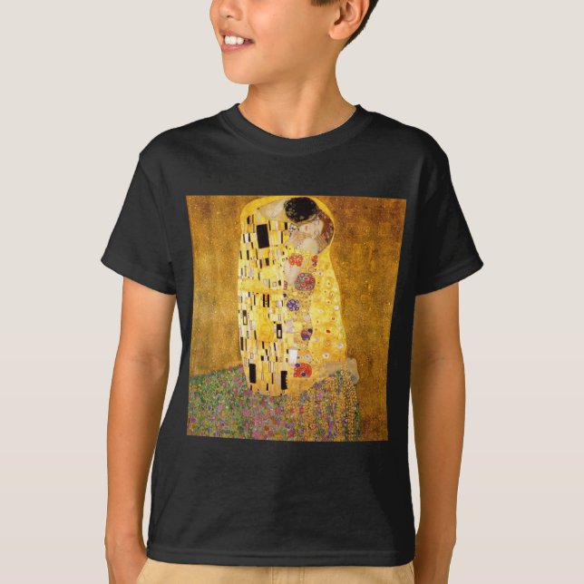 T-shirt Le Kiss Gustav Klimt (Devant)