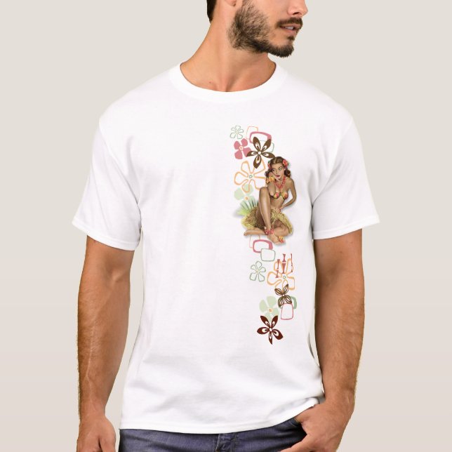 T-shirt Le kitsch BItsch : Hanches de danse polynésienne ! (Devant)