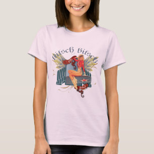 T-shirt Le kitsch Bitsch : Pin- de tatouage de fille de