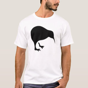 T-shirt Le kiwi tous les noirs et tous les blancs Nouvelle