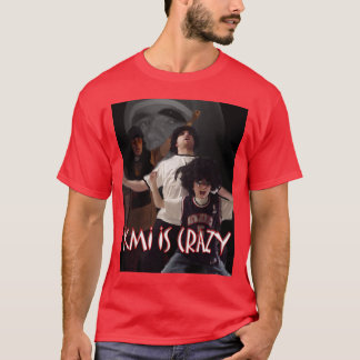 T-shirt le kmi est pièce en t folle