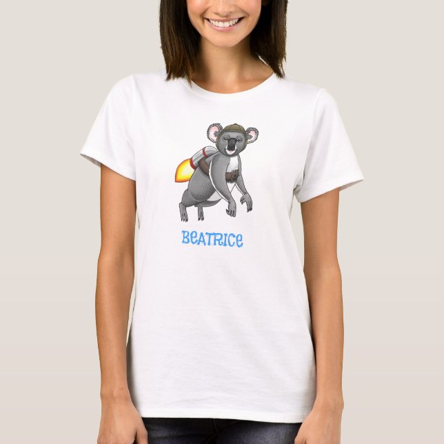 T-shirt Le Koala Fusée (Devant)
