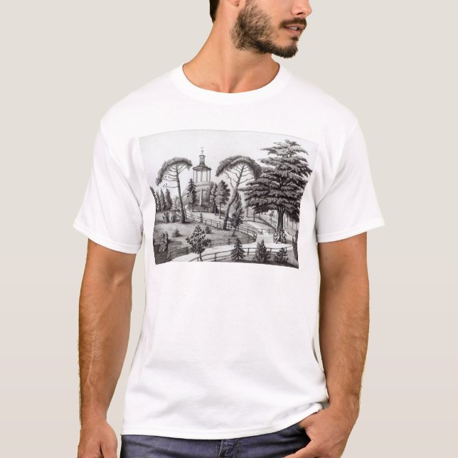 T-shirt Le labyrinthe du Jardin des Plantes (Devant)