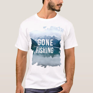 T-shirt Le lac de montagne de neige Pêche à la traîne