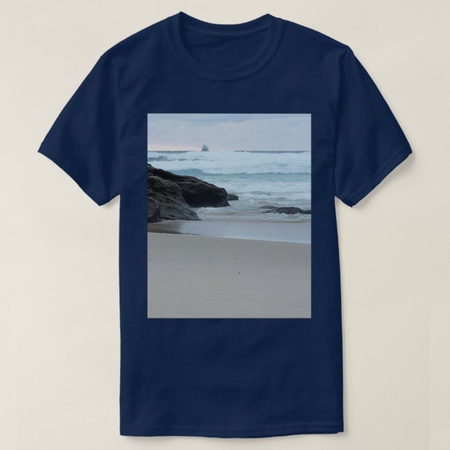 T-shirt Le lac de Redhead Beach Macquarie (Design devant)
