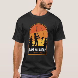 T-shirt Le lac Salvador Louisiane Pêche